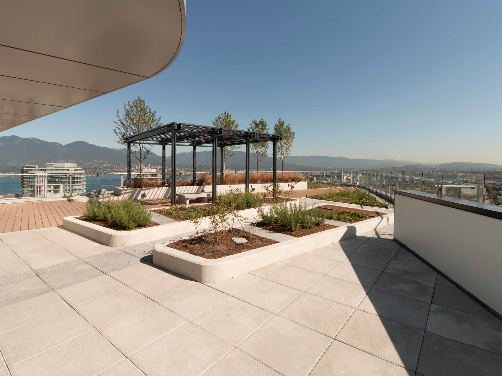 Aquilini Centre South Building in Vancouver Rooftop Terrace