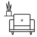 Chair and Plant Icon