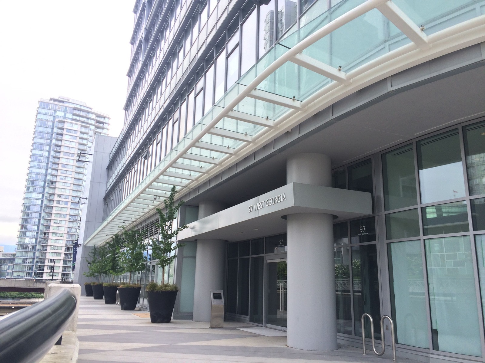 Aquilini Centre West Residential Entrance