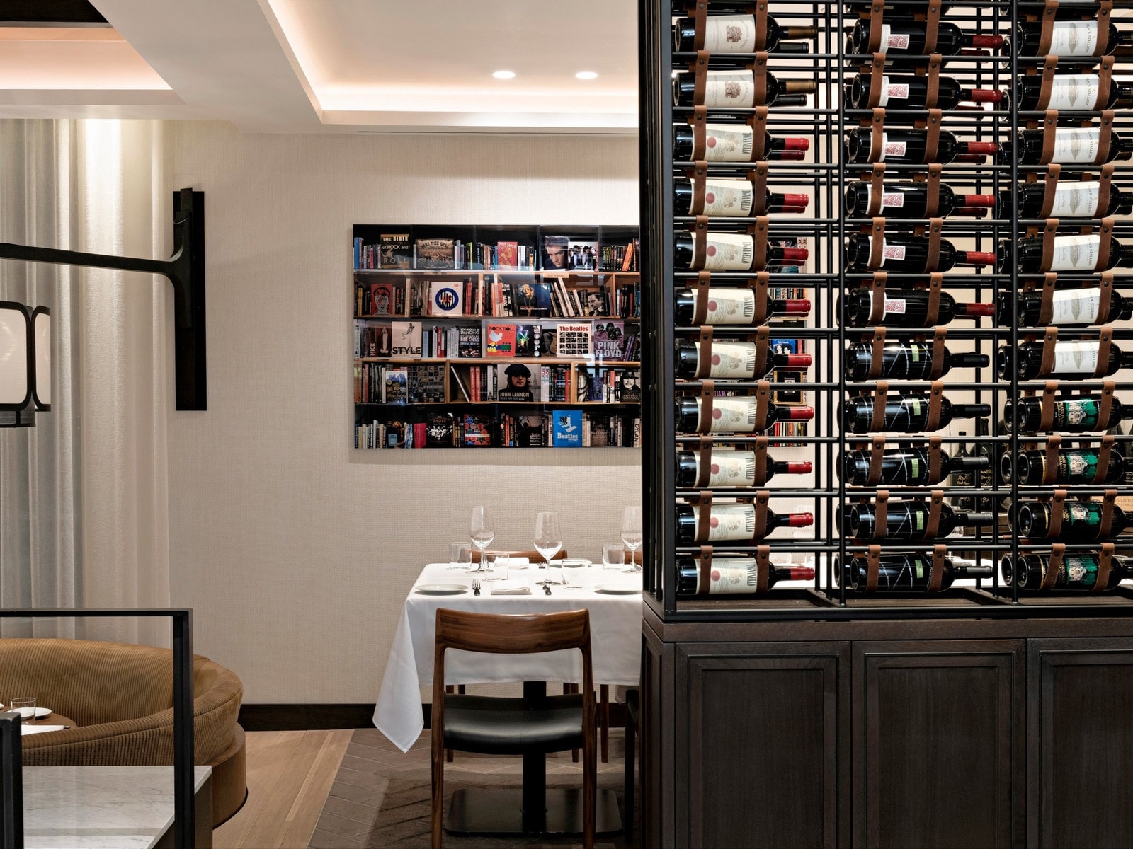 Interior Dining Room at Il Caminetto in Whistler